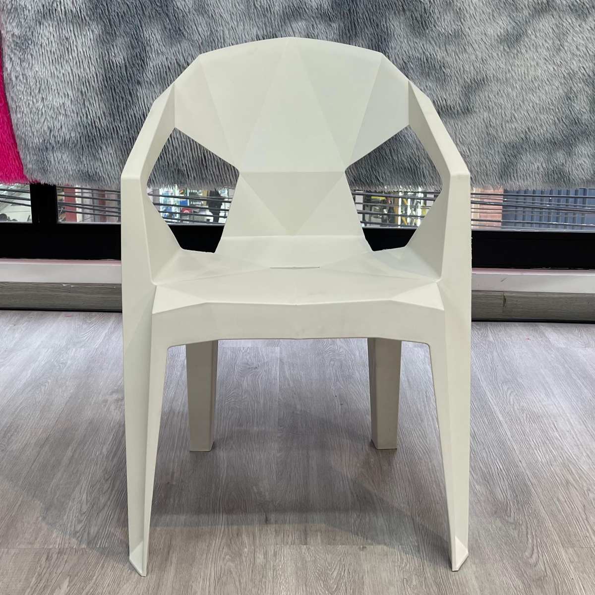 SILLA ORIGAMI POLIPROPILENO BLANCA