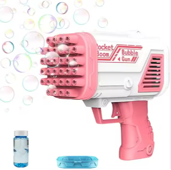 PISTOLA DE BURBUJAS 52 CAÑONES