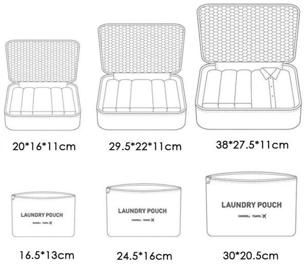 ORGANIZADOR DE ROPA 6 PIEZAS