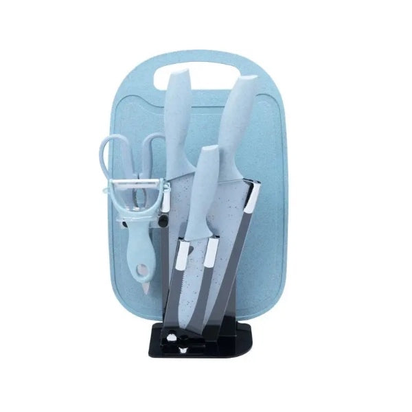 SET DE CUCHILLOS CON PEDESTAL