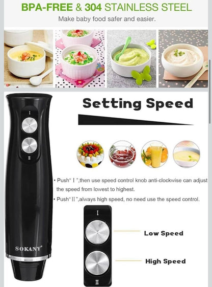 BATIDOR DE MANO 5 EN 1 SOKANY