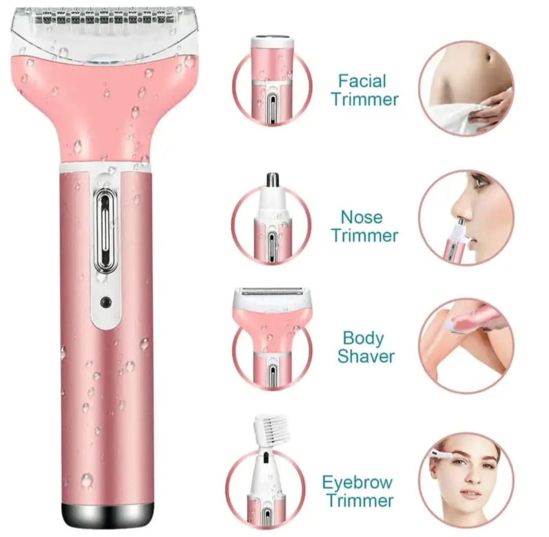 Depiladora recargable indolora 4 en 1