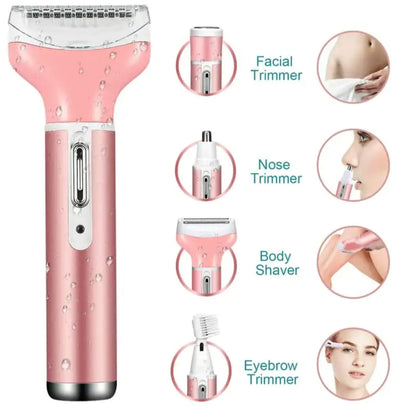 Depiladora recargable indolora 4 en 1