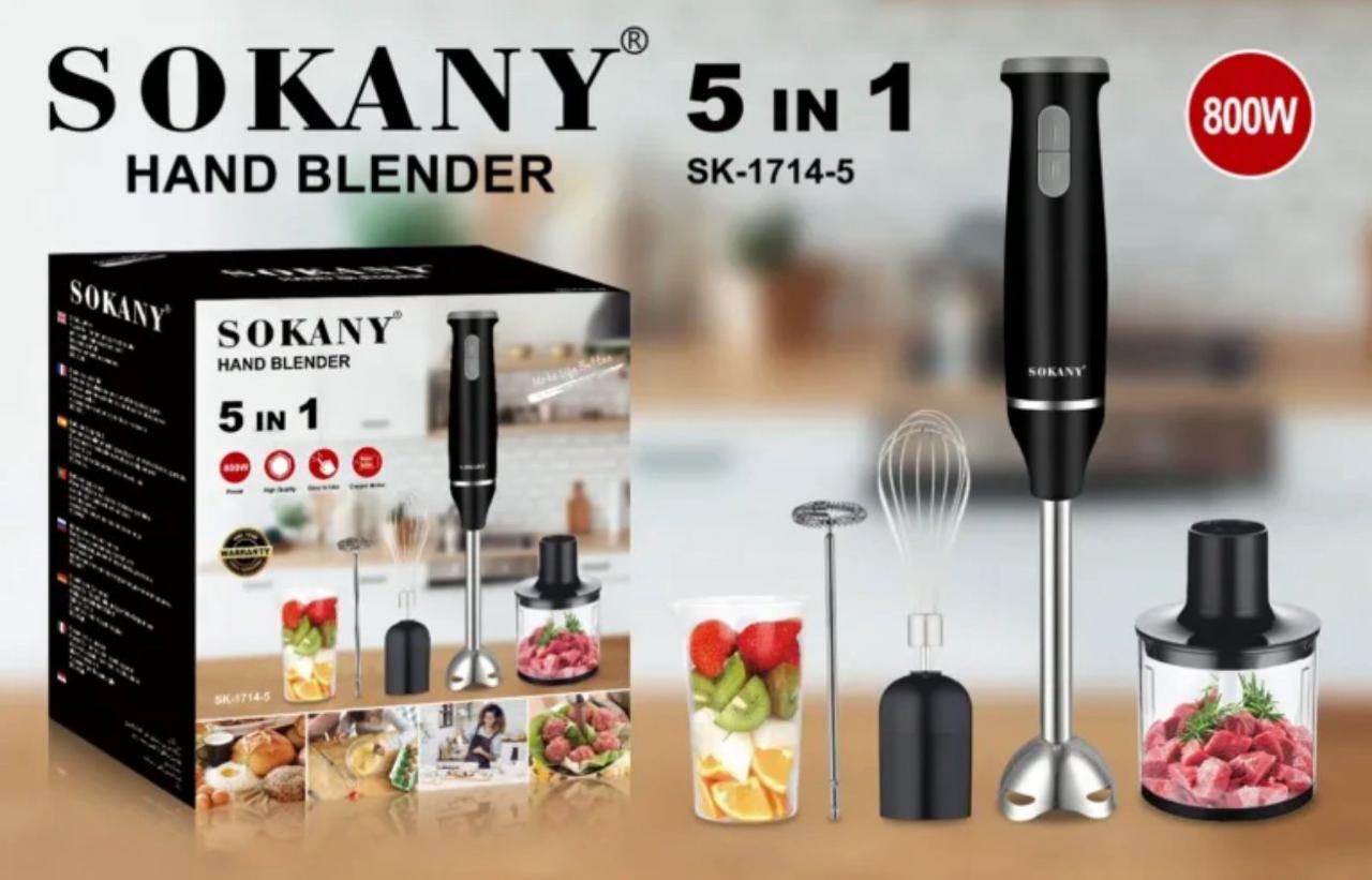 BATIDOR DE MANO 5 EN 1 SOKANY